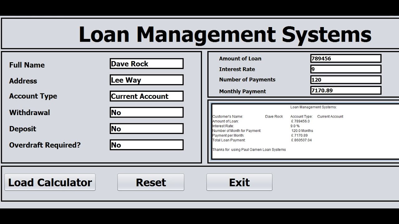 loan management systems